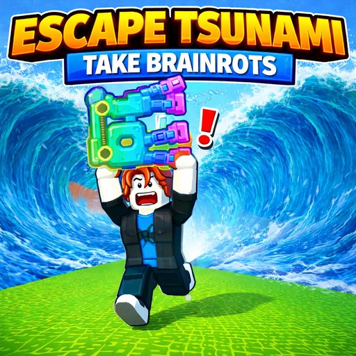 Escape Tsunami Take Brainrots 